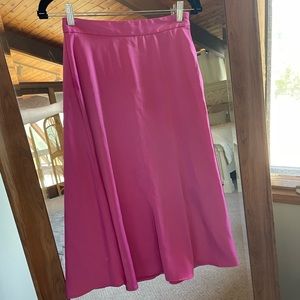 Hot pink maxi skirt